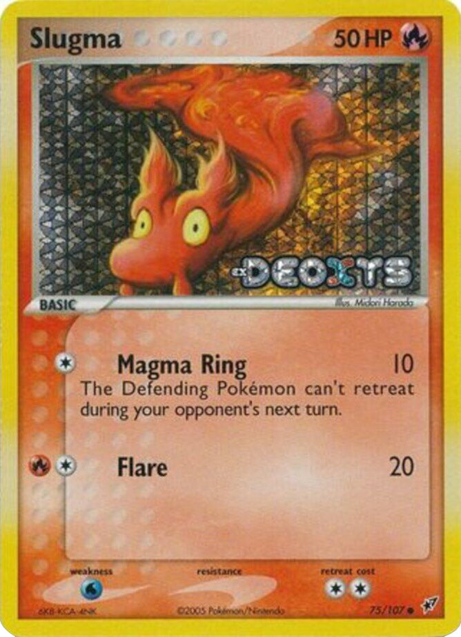 Slugma (75/107) (Stamped) [EX: Deoxys] | Mindsight Gaming