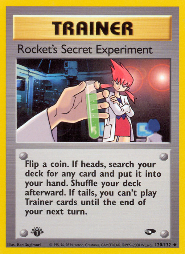 Rocket's Secret Experiment (120/132) [Gym Challenge 1st Edition] | Mindsight Gaming