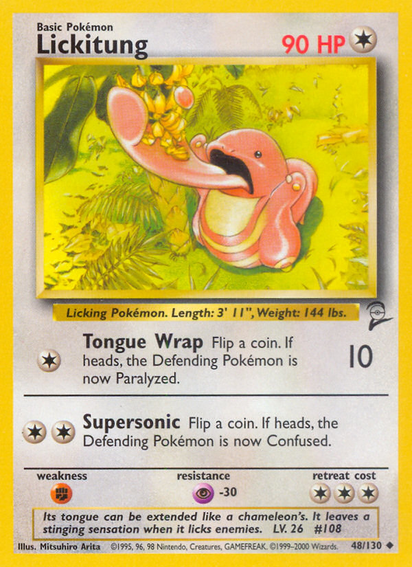 Lickitung (48/130) [Base Set 2] | Mindsight Gaming