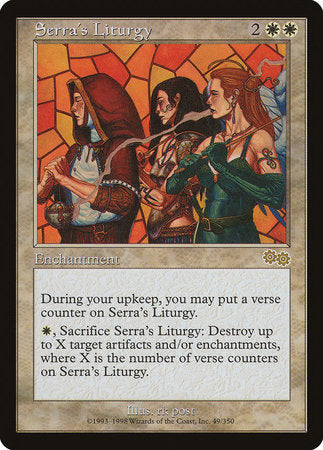 Serra's Liturgy [Urza's Saga] | Mindsight Gaming