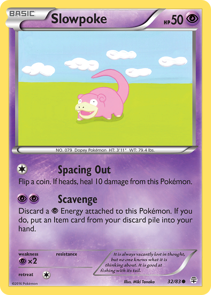 Slowpoke (32/83) [XY: Generations] | Mindsight Gaming