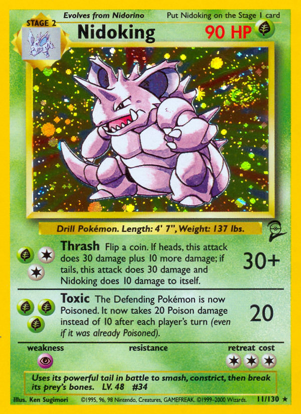 Nidoking (11/130) [Base Set 2] | Mindsight Gaming