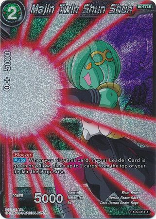 Majin Twin Shun Shun (Foil) (EX02-06) [Dark Demon's Villains] | Mindsight Gaming