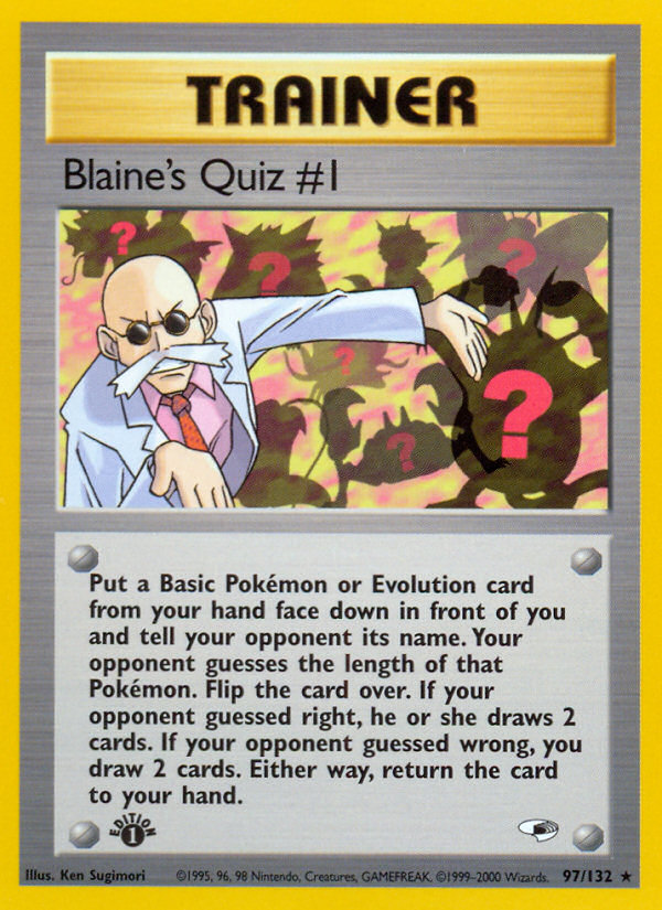 Blaine's Quiz #1 (97/132) [Gym Heroes 1st Edition] | Mindsight Gaming