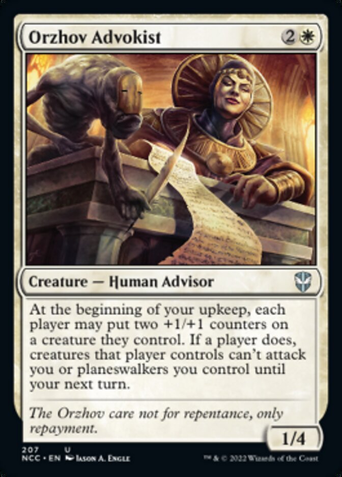 Orzhov Advokist [Streets of New Capenna Commander] | Mindsight Gaming