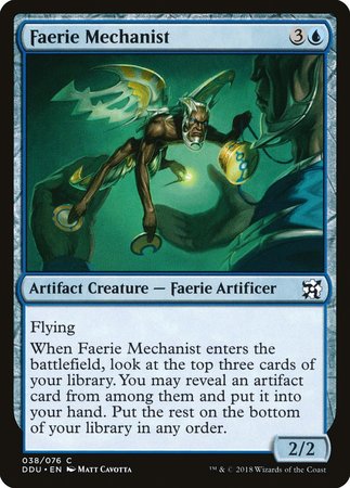 Faerie Mechanist [Duel Decks: Elves vs. Inventors] | Mindsight Gaming