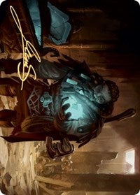 Vault Robber Art Card (Gold-Stamped Signature) [Kaldheim: Art Series] | Mindsight Gaming