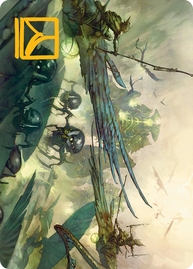 Invasion of Pyrulea Art Card (Gold-Stamped Signature) [March of the Machine Art Series] | Mindsight Gaming