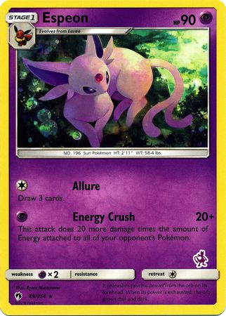 Espeon (89/214) (Mewtwo Deck) [Battle Academy 2020] | Mindsight Gaming