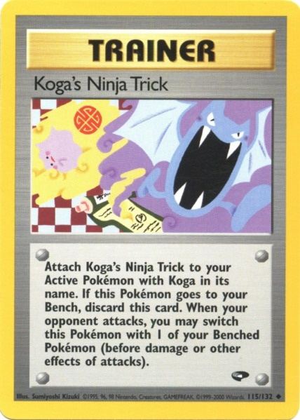 Koga's Ninja Trick (115/132) [Gym Challenge Unlimited] | Mindsight Gaming