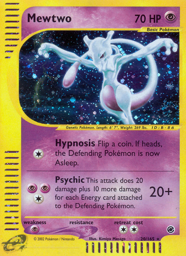 Mewtwo (20/165) [Expedition: Base Set] | Mindsight Gaming