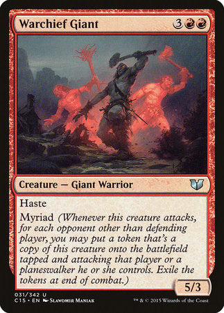 Warchief Giant [Commander 2015] | Mindsight Gaming