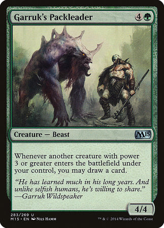 Garruk's Packleader [Magic 2015] | Mindsight Gaming