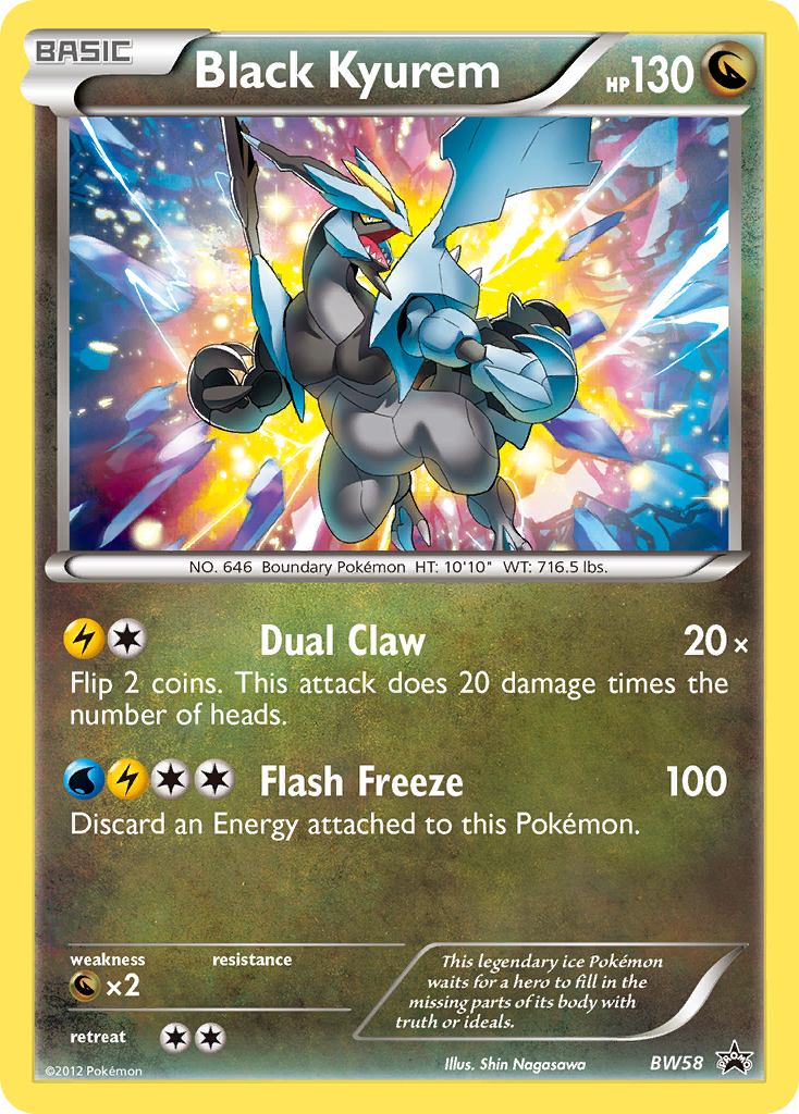 Black Kyurem (BW58) [Black & White: Black Star Promos] | Mindsight Gaming