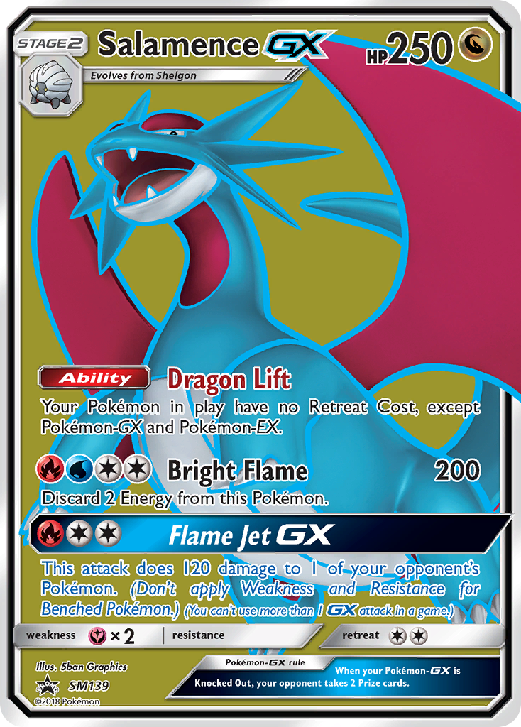 Salamence GX (SM139) [Sun & Moon: Black Star Promos] | Mindsight Gaming