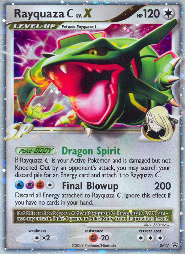 Rayquaza C LV.X (DP47) [Diamond & Pearl: Black Star Promos] | Mindsight Gaming