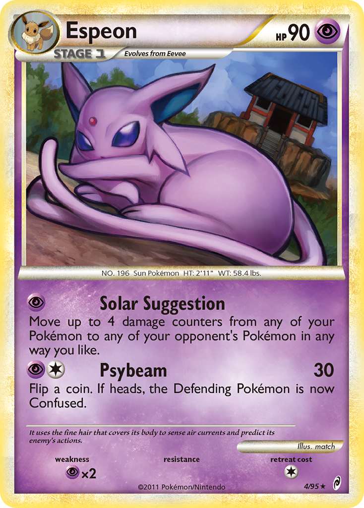 Espeon (4/95) [HeartGold & SoulSilver: Call of Legends] | Mindsight Gaming