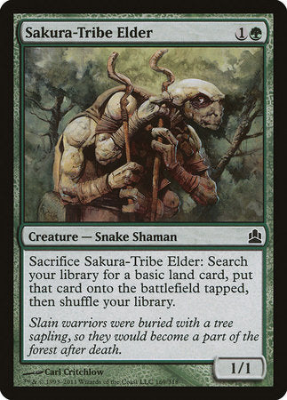 Sakura-Tribe Elder [Commander 2011] | Mindsight Gaming