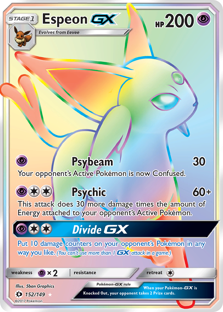 Espeon GX (152/149) [Sun & Moon: Base Set] | Mindsight Gaming