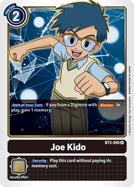 Joe Kido [BT3-095] [Release Special Booster Ver.1.5] | Mindsight Gaming