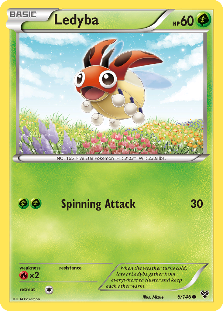 Ledyba (6/146) [XY: Base Set] | Mindsight Gaming