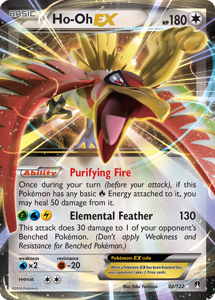 Ho-Oh EX (92/122) [XY: BREAKpoint] | Mindsight Gaming