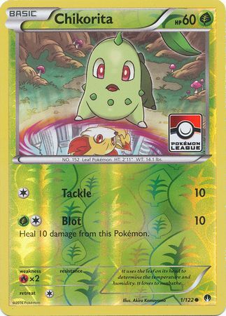 Chikorita (1/122) (League Promo) [XY: BREAKpoint] | Mindsight Gaming