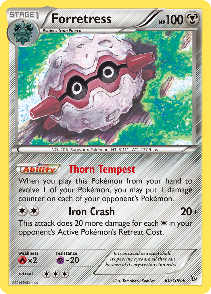 Forretress (60/106) [XY: Flashfire] | Mindsight Gaming