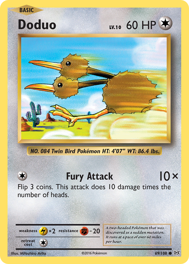 Doduo (69/108) [XY: Evolutions] | Mindsight Gaming