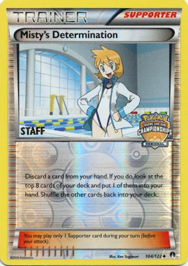 Misty's Determination (104/122) (Regional Championship Promo Staff) [XY: BREAKpoint] | Mindsight Gaming