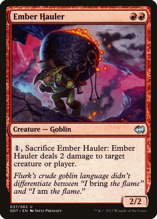 Ember Hauler [Duel Decks: Merfolk vs. Goblins] | Mindsight Gaming