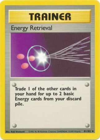 Energy Retrieval (81/102) [Base Set Unlimited] | Mindsight Gaming