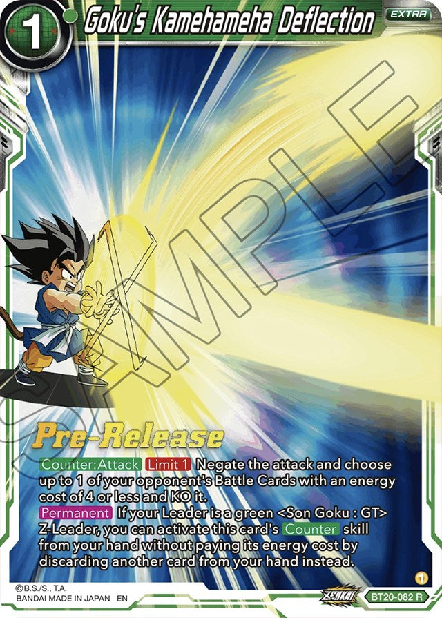 Goku's Kamehameha Deflection (BT20-082) [Power Absorbed Prerelease Promos] | Mindsight Gaming