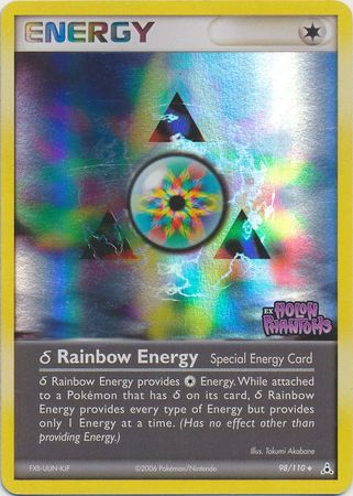 Rainbow Energy (98/110) (Delta Species) (Stamped) [EX: Holon Phantoms] | Mindsight Gaming