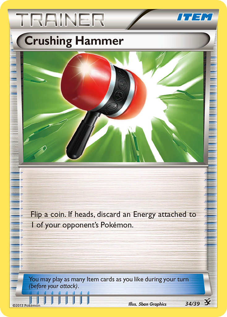 Crushing Hammer (34/39) [XY: Kalos Starter Set] | Mindsight Gaming