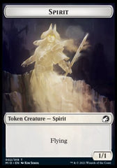 Spirit // Snake Double-sided Token [Innistrad: Midnight Hunt Commander] | Mindsight Gaming