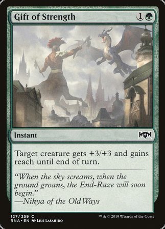 Gift of Strength [Ravnica Allegiance] | Mindsight Gaming