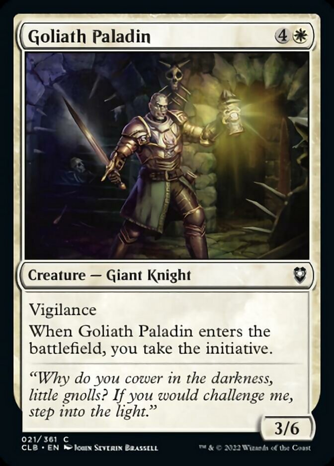 Goliath Paladin [Commander Legends: Battle for Baldur's Gate] | Mindsight Gaming