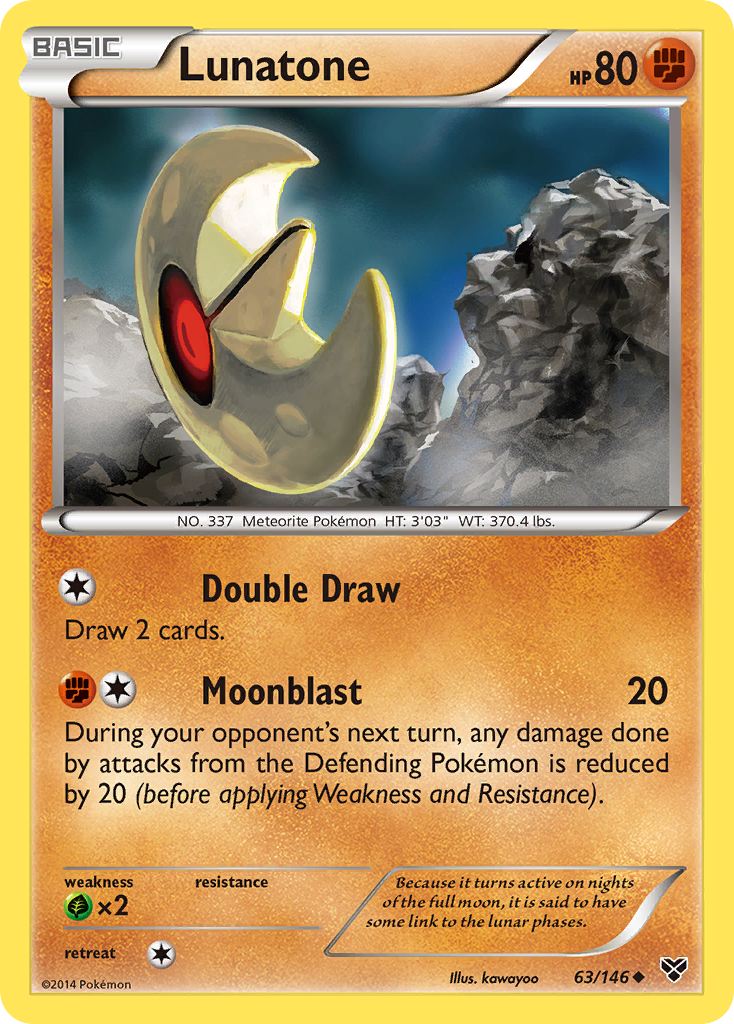 Lunatone (63/146) [XY: Base Set] | Mindsight Gaming