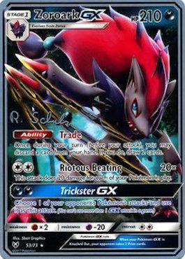 Zoroark GX (53/73) (Victory Map - Robin Schulz) [World Championships 2018] | Mindsight Gaming