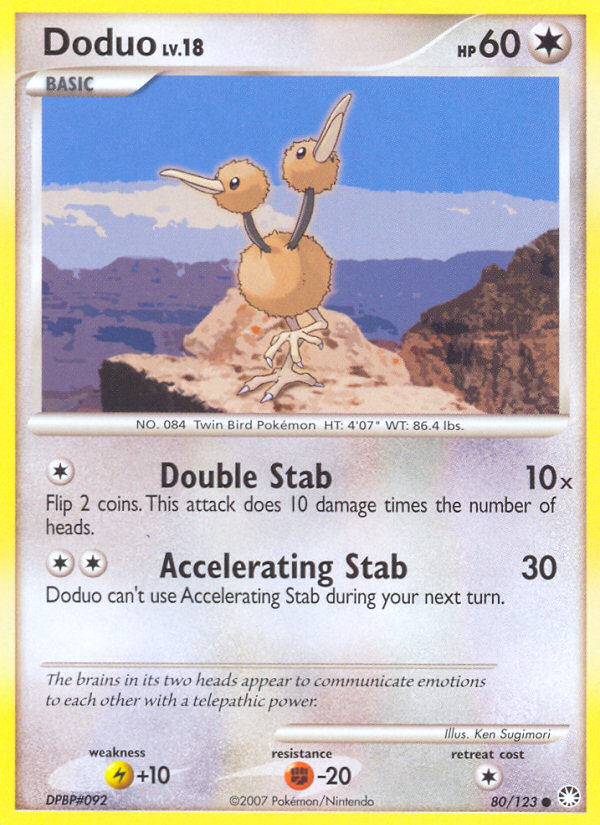 Doduo (80/123) [Diamond & Pearl: Mysterious Treasures] | Mindsight Gaming