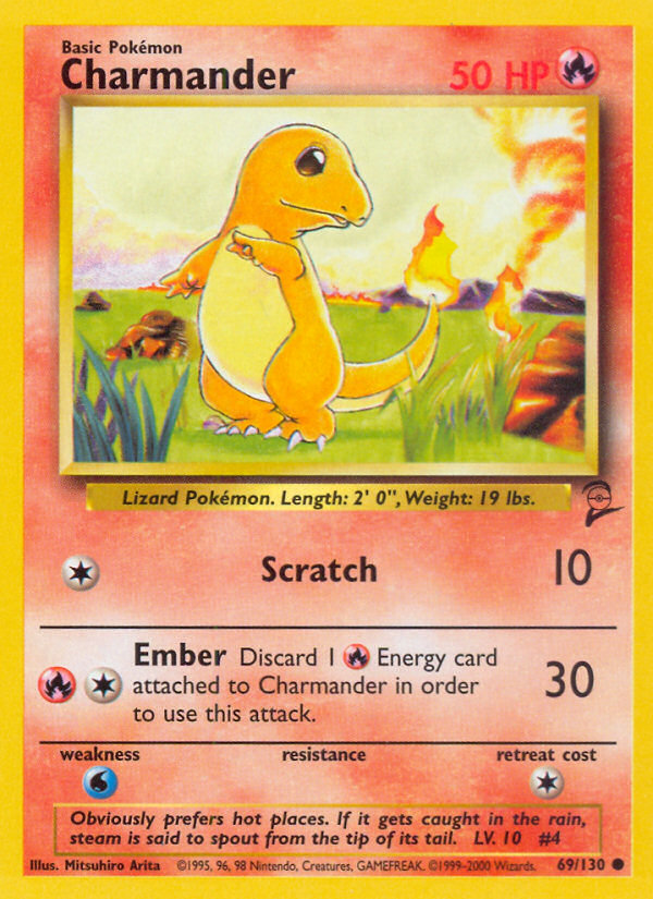 Charmander (69/130) [Base Set 2] | Mindsight Gaming