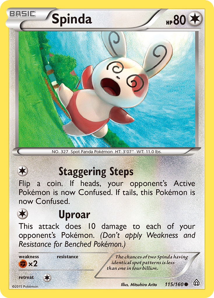 Spinda (115/160) [XY: Primal Clash] | Mindsight Gaming