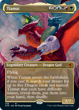 Tiamat (Extended) (Alternative art) [Dungeons & Dragons: Adventures in the Forgotten Realms] | Mindsight Gaming