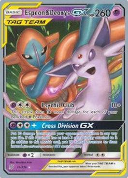 Espeon & Deoxys GX (72/236) (Perfection - Henry Brand) [World Championships 2019] | Mindsight Gaming