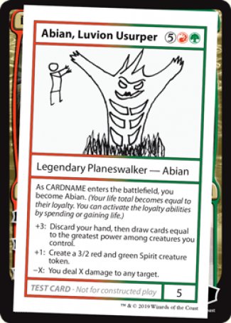 Abian, Luvion Usurper (2021 Edition) [Mystery Booster Playtest Cards] | Mindsight Gaming