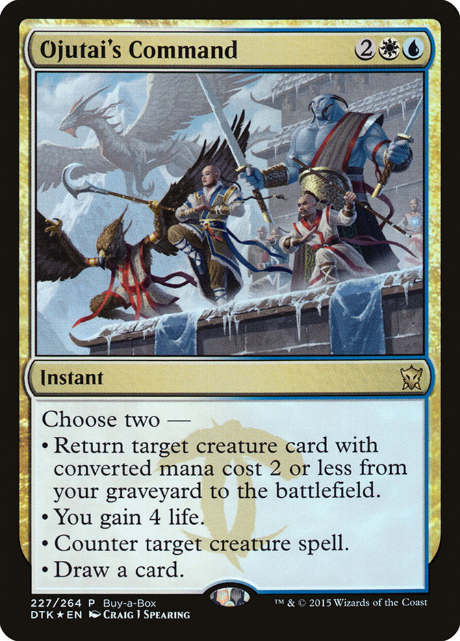 Ojutai's Command (Buy-A-Box) [Dragons of Tarkir Promos] | Mindsight Gaming