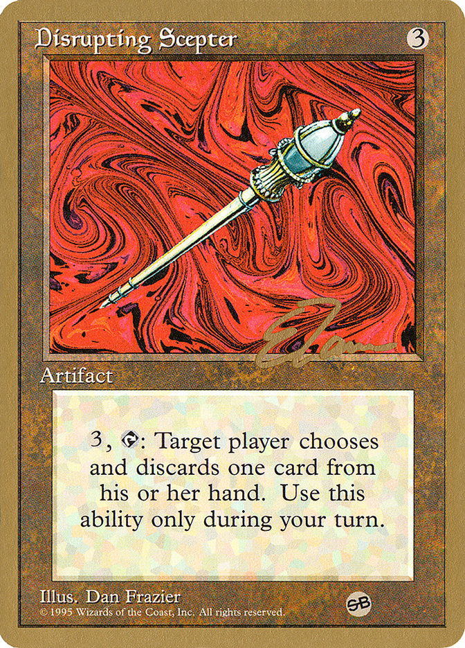 Disrupting Scepter (Eric Tam) (SB) [Pro Tour Collector Set] | Mindsight Gaming