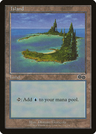 Island (336) [Urza's Saga] | Mindsight Gaming