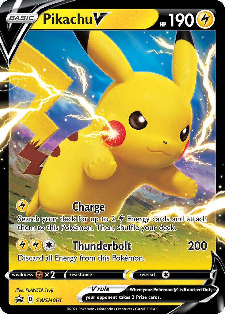 Pikachu V (SWSH061) [Sword & Shield: Black Star Promos] | Mindsight Gaming